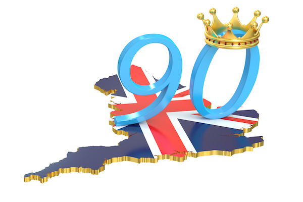 UK Queen's Anniversary concept, 3D rendering
