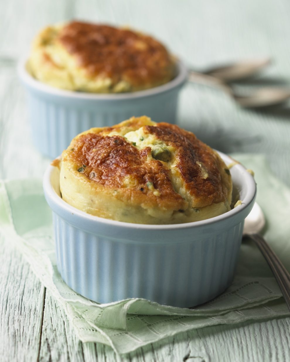 Asparagus and Cheddar Soufflés - Fifty-Five Plus Magazine